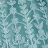 Light Blue Net Anarkali Suit with Embroidery